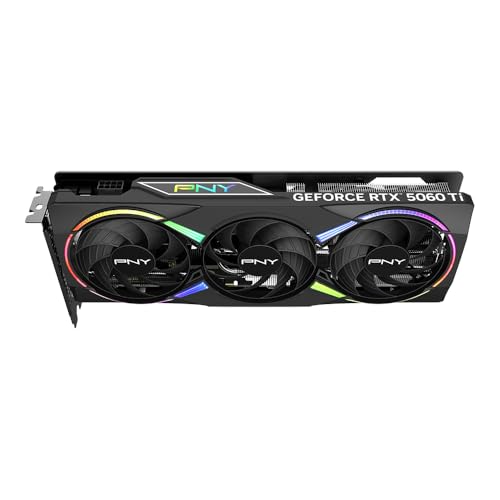 PNY NVIDIA GeForce RTX&trade; 5060 Ti 16GB Overclocked Dual Fan Graphics Card (DLSS 4, PCIe&reg; 5.0, HDMI&reg;/DP 2.1, 2-Slot)