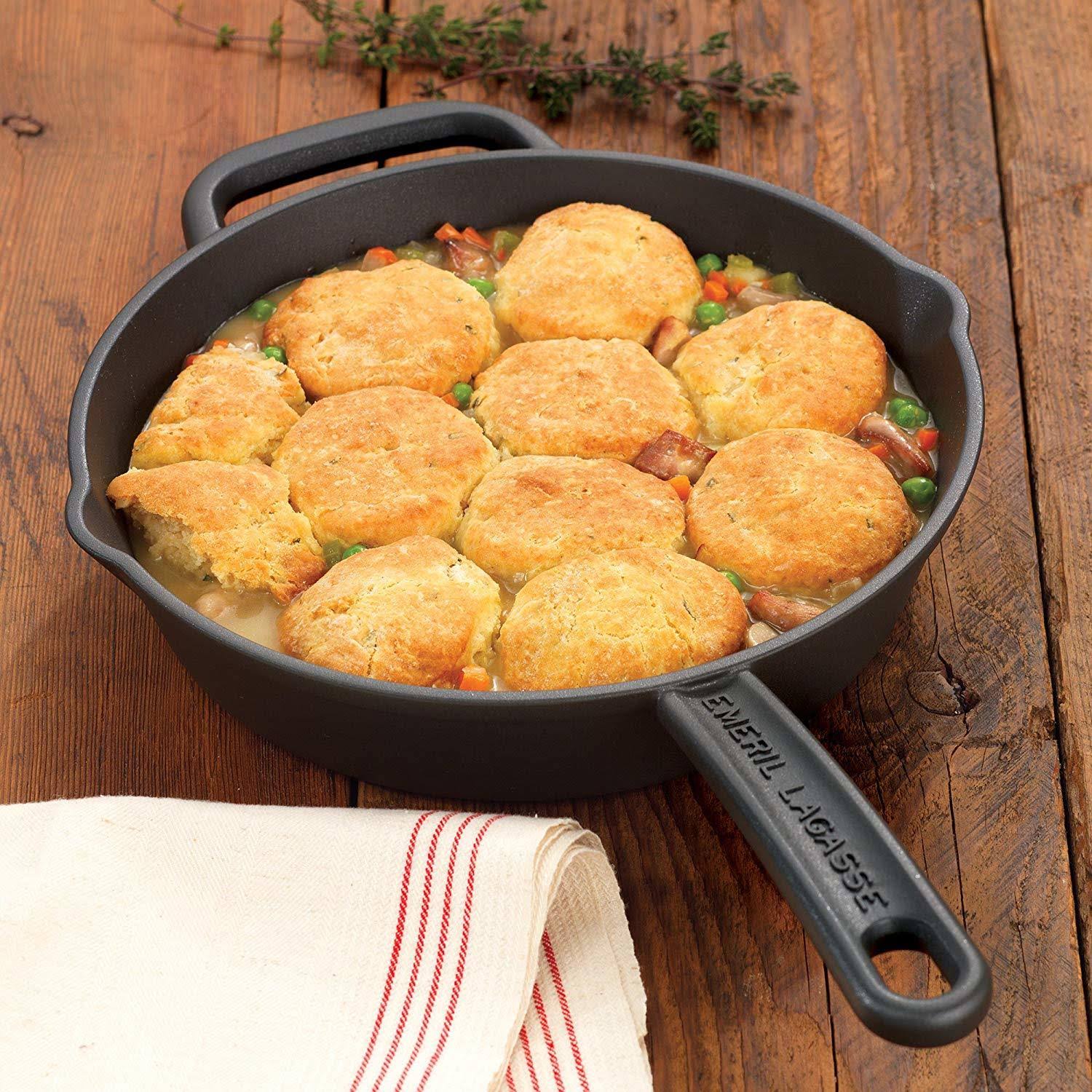 Emeril Lagasse Cast Iron, Pre-Seasoned, 12-Inch Skillet