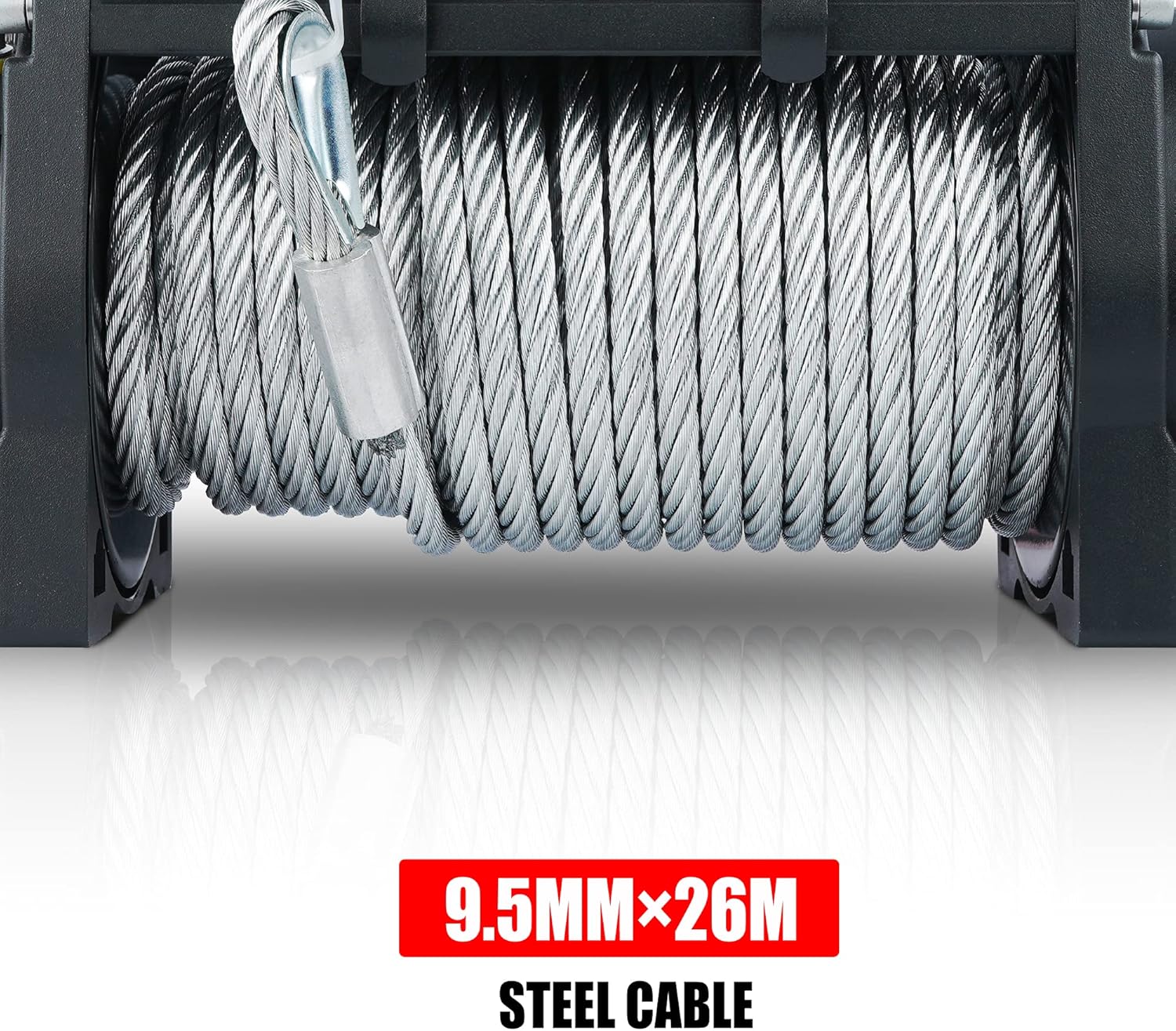 X-BULL12V Wireless Steel Cable 13000LBS Electric Winch for 4WD 4x4 Off Road Vehicle Boat Truck