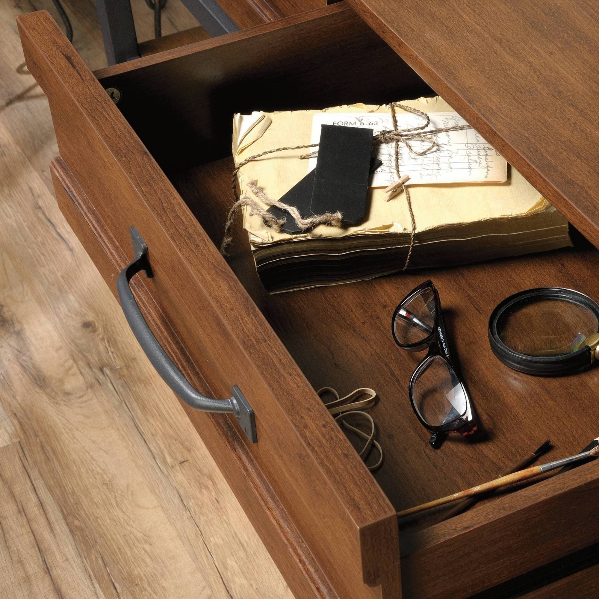 Sauder Carson Forge Anywhere Console | Milled Cherry