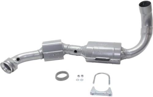 Evan Fischer Catalytic Converter Compatible with 2003-2004 Ford Expedition Aluminized Steel Tube 2 Sensor Ports Upstream and Downstream