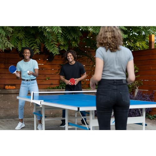 STIGA XTR Professional Outdoor Table Tennis Tables – All Weather Aluminum Waterproof Outdoor or Indoor Design with Net & Post