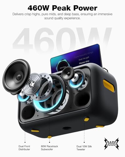 Ikarao Smart Karaoke Machine for Adults - with Lyrics Display, 32GB Karaoke Tablet, 2 Wireless Mics, Professional Karaoke System, 300W Peak Power