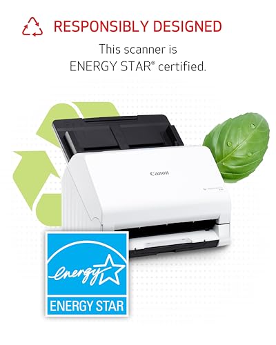 Canon imageFORMULA R30 - Office Document Scanner, Auto Document Feeder, Duplex Scanning, Plug-and-Scan Capability, No Software Installation Required