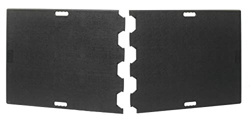 Yoga Mat Board for Carpet or Outdoors | Black | Portable Floor to Enhance Yoga, Pilates or Ballet Barre Exercise | Sturdy & Thick | by LifeBoard