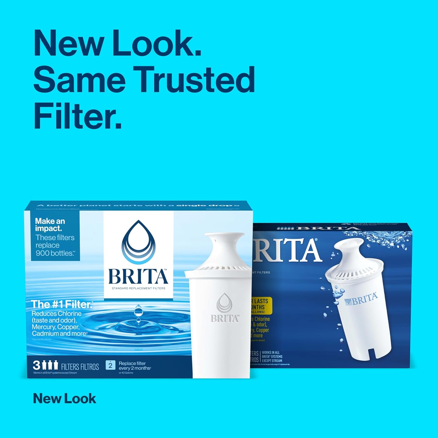 Silonn Ice Makers Countertop, 9 Cubes Ready in 6 Mins, 26lbs in 24Hrs & Brita Standard Water Filter Replacements for Pitchers and Dispensers