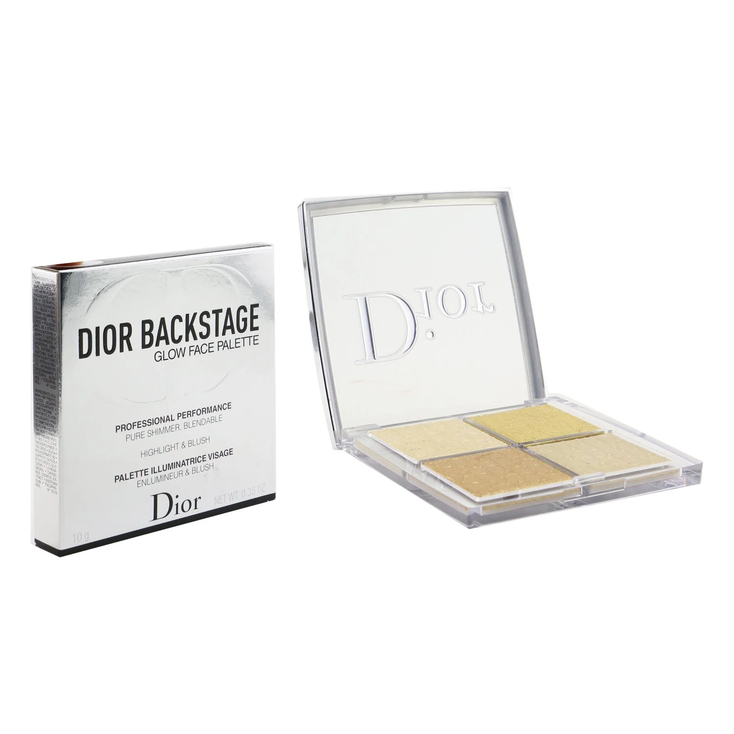 Christian Dior Backstage Glow Face Palette (Highlight & Blush) - # 001 Universal