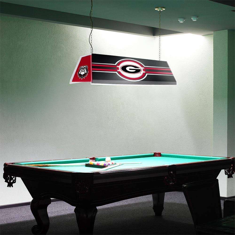 Georgia Bulldogs: Edge Glow Pool Table Light Red