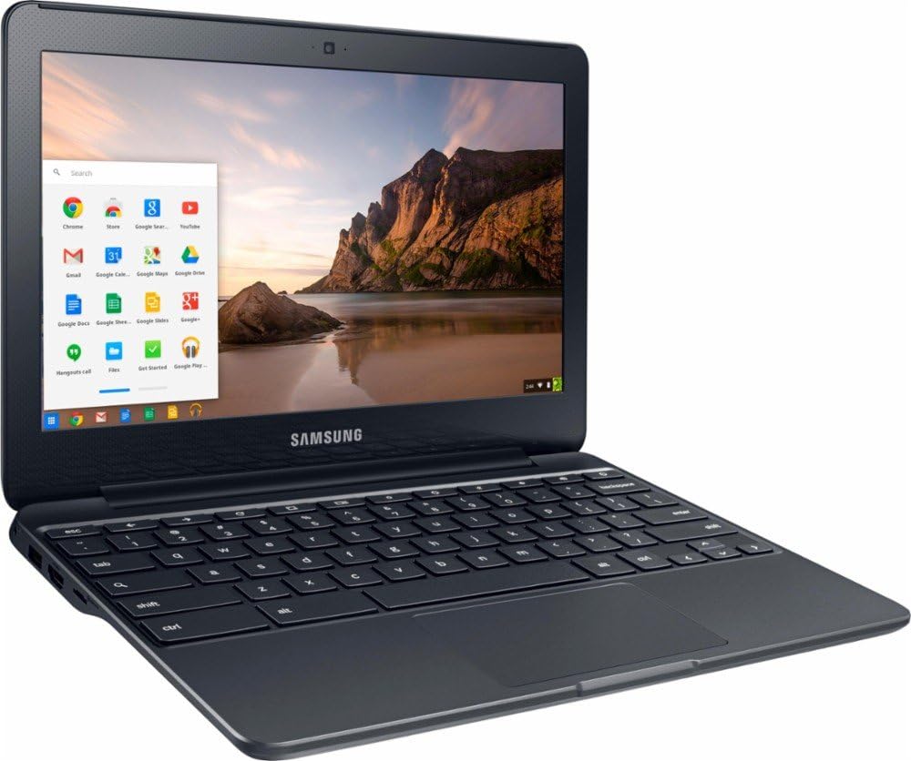 Samsung High Performance Chromebook computer, Intel Dual-Core Celeron N3060 up to 2.48GHz, 11.6 inch WLED HD Display, 4GB DDR3, 32GB eMMC, 802.11ac
