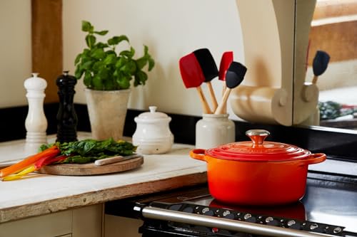 Le Creuset Enameled Cast Iron Signature Round Dutch Oven, 5.5 qt., Cerise