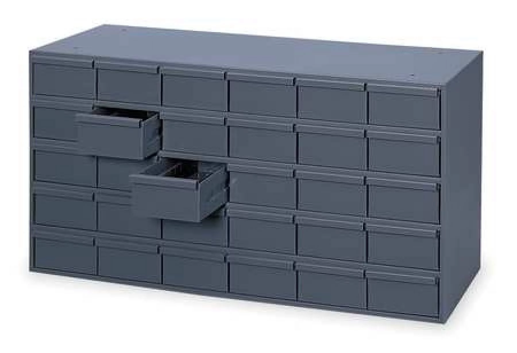 Durham 014-95 Steel 30 Drawer Cabinet for Small Part Storage, Gray - 17.75 x 33.75 x 11.63 in.