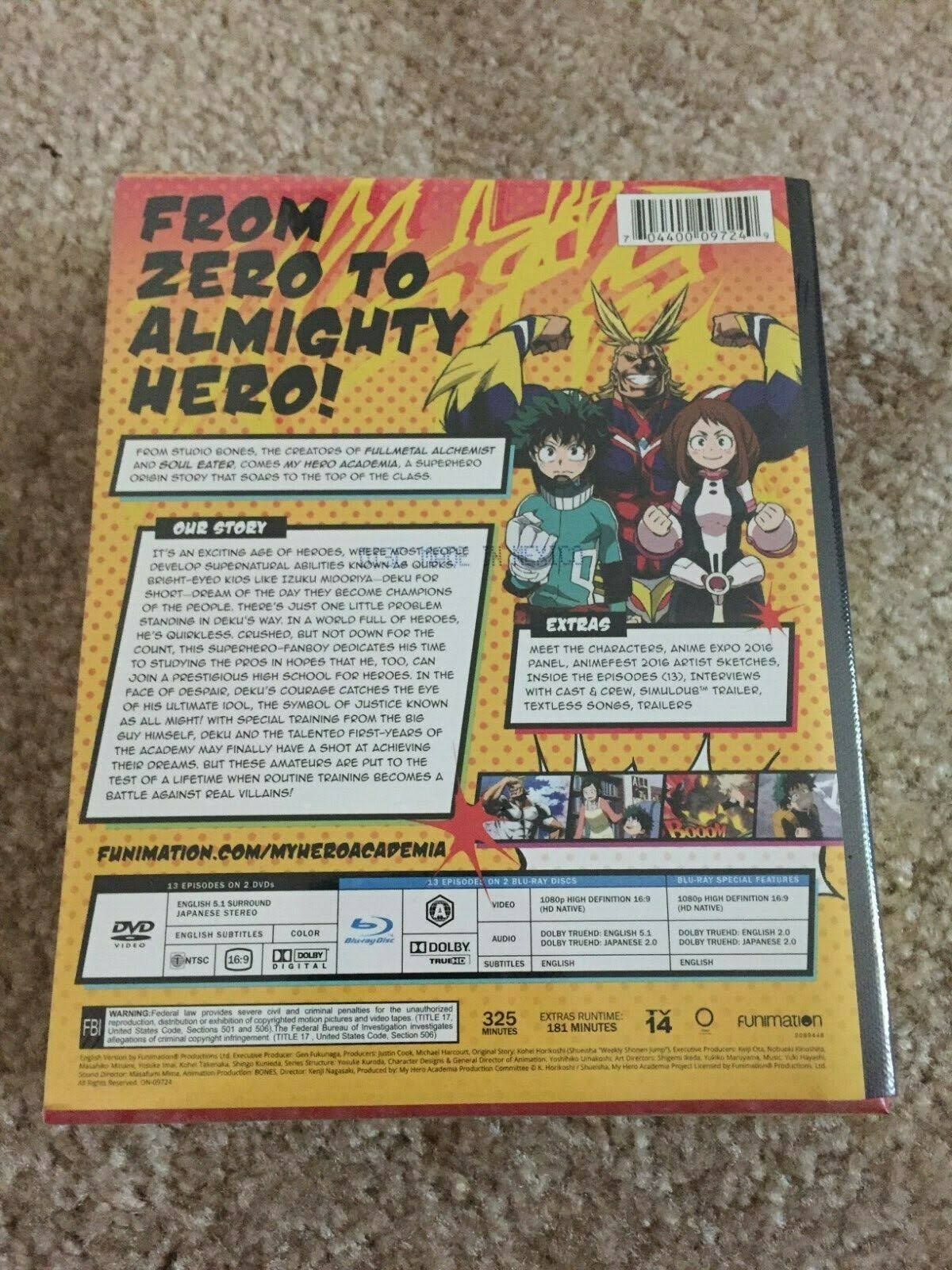 My Hero Academia Season One [Blu-ray]