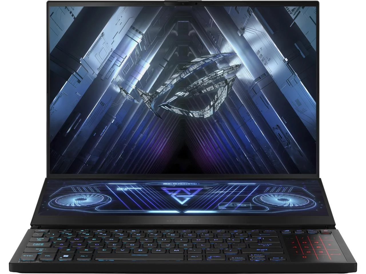 ASUS ROG Zephyrus Duo 16 (2022) Gaming Laptop, 16" 165Hz ROG Nebula HDR QHD 16:10 Display, NVIDIA GeForce RTX 3070 Ti, AMD Ryzen 9 6900HX, 32GB DDR5