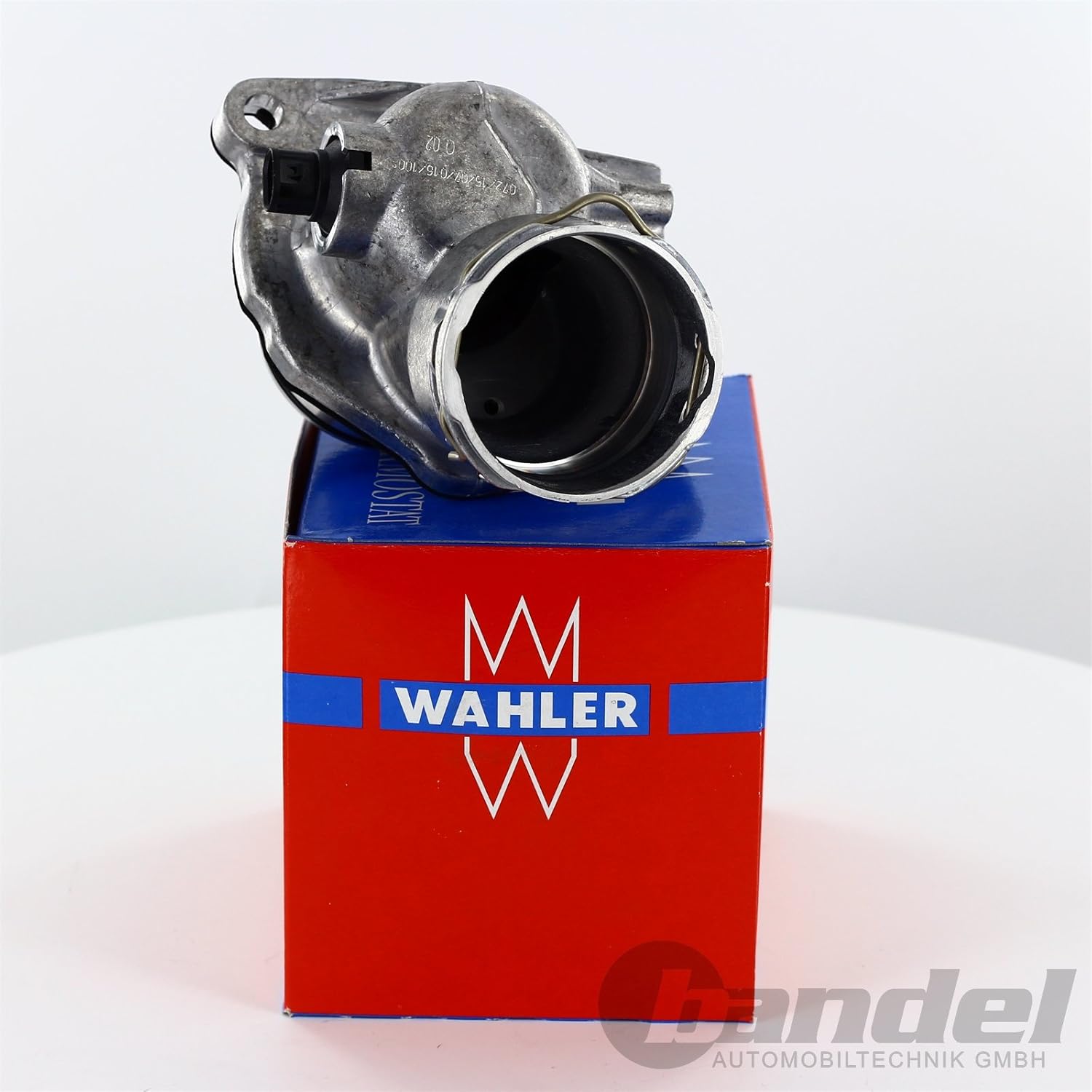 Mercedes-Benz Engine Thermostat + Housing + Sensor + Seal Wahler OEM 483 4100D Pack of 2