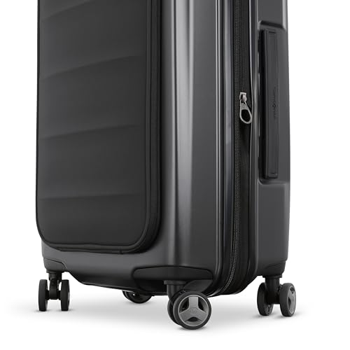 Samsonite Carry-On Pro Front Pocket Hardside Expandable 21-Inch Octiv Luggage: Durable & Impact Resistant, 360° Aero Trac Spinner Wheels
