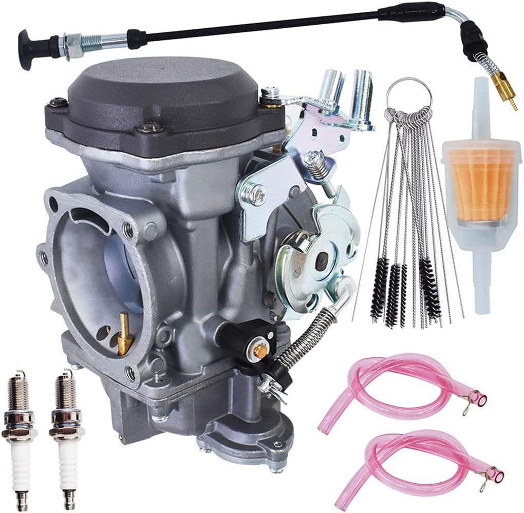 SecosAutoparts New Carburetor Carb Compatible with Harley Davidson 40MM CV Performance Tuned Pack of 2
