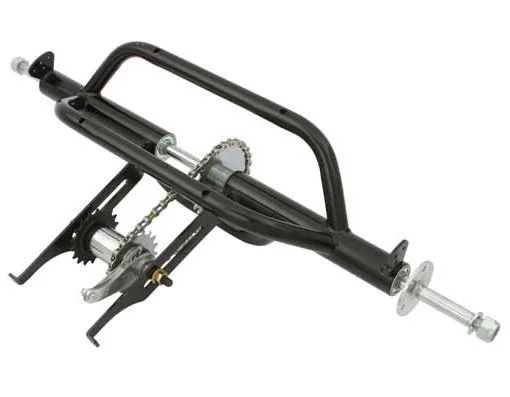 Black Trike Conversion Kit for 20 inch Bicycle. Comes with Two 20 inch Hollow-Hub Steel Wheel 72 Spoke. Tricycle, Trike