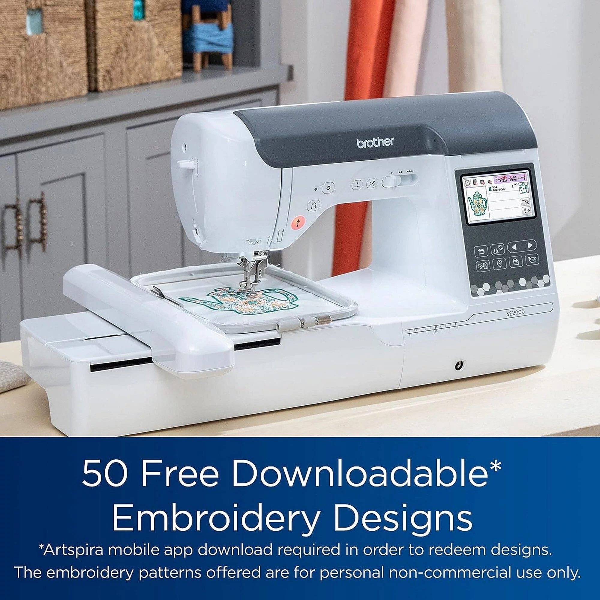 Brother SE2000 Embroidery & Sewing Machine w/ Deluxe $1749 Sewing & Embroidery Bundle