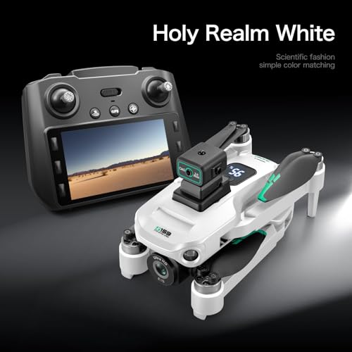 Drones with Camera for Adults 4K, GPS UHD Drone, 5G Remote Controller with Screen, One Key Return, Dual Camere, 3rd Gear Speed