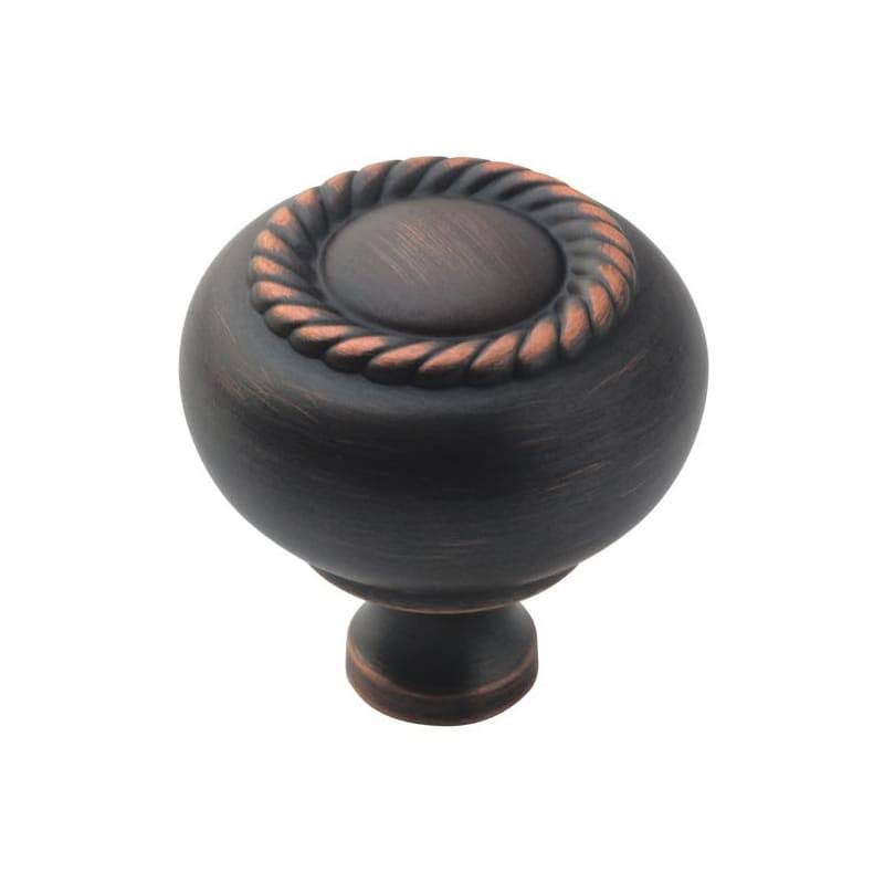 Amerock BP53471-25PACK Allison Value Hardware 1-1/4 inch Diameter Mushroom Cabin Oil Rubbed Bronze