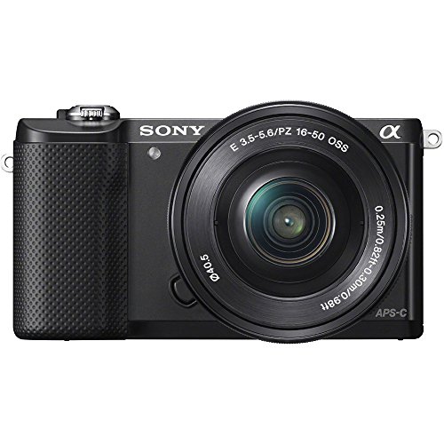 Sony Alpha a5000 Mirrorless Digital Camera with 16-50mm OSS Lens (Black)