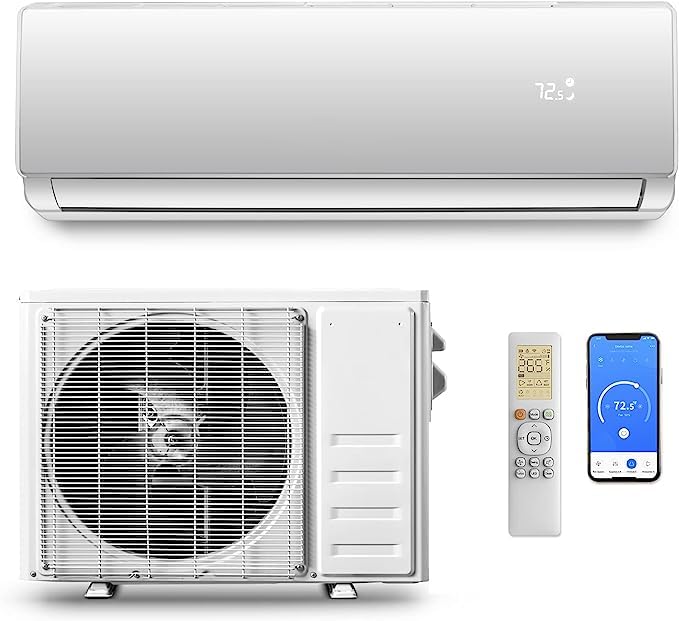 Pasapair Ductless Mini Split Air Conditioning System Multimode Split Air Conditioner With Installation Kit
