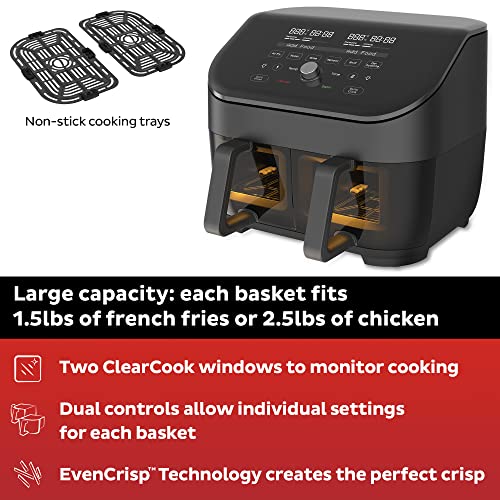 Instant Stainless Steel Vortex Plus Double Basket air fryer