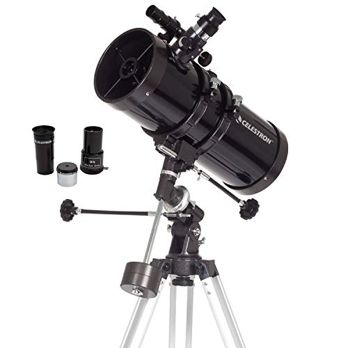 Celestron - PowerSeeker 127EQ Telescope - Manual German Equatorial Telescope for Beginners - Compact and Portable