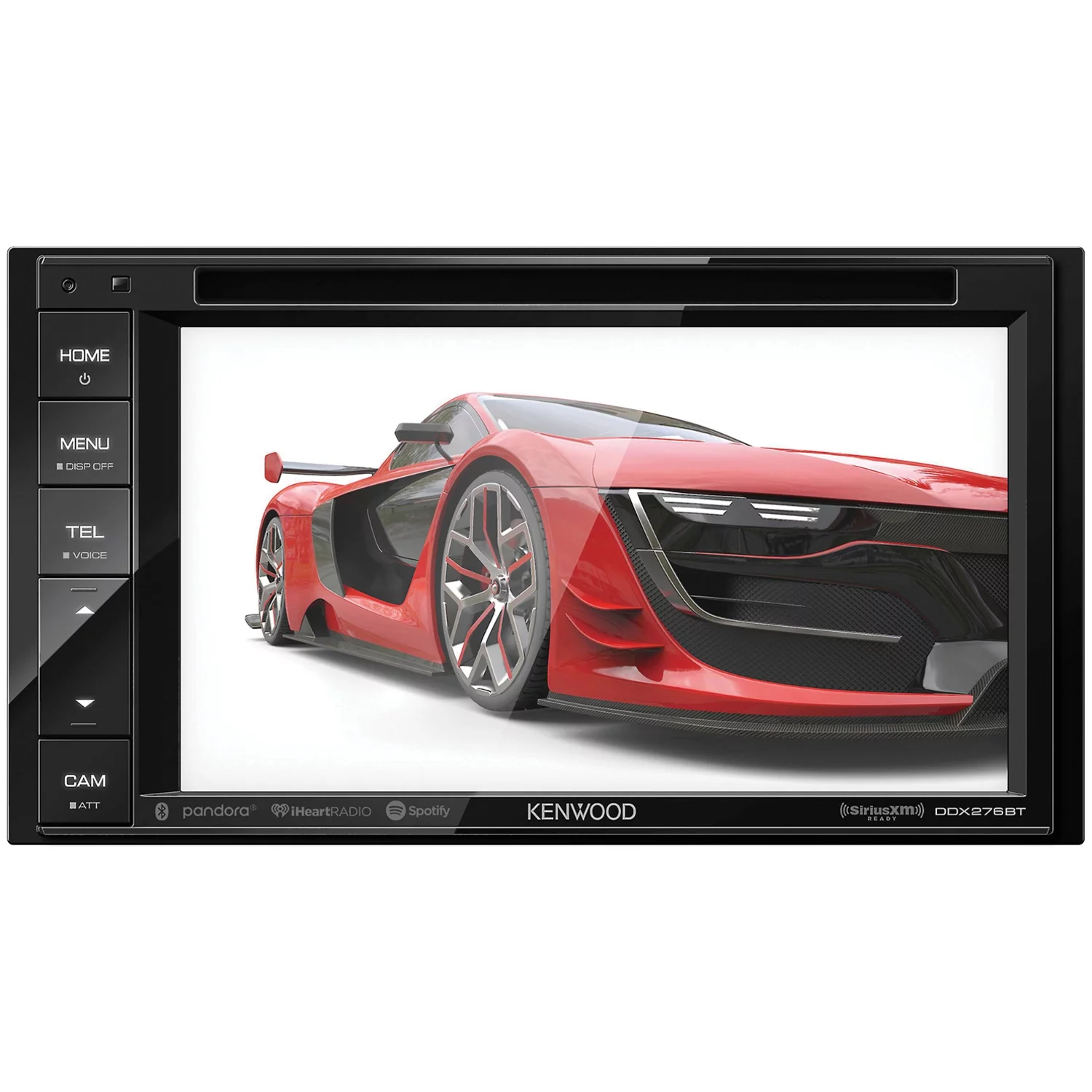 Kenwood DDX276BT 6.2" Double-DIN In-Dash DVD Receiver with Bluetooth and SiriusXM Ready