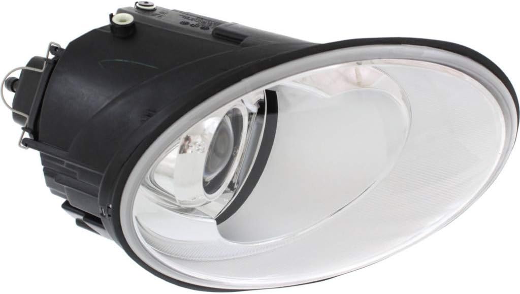 For Volkswagen Beetle Headlight Assembly 2006 07 08 09 2010 Pair Driver and Passenger Side Halogen For VW2518109 | VW2519109