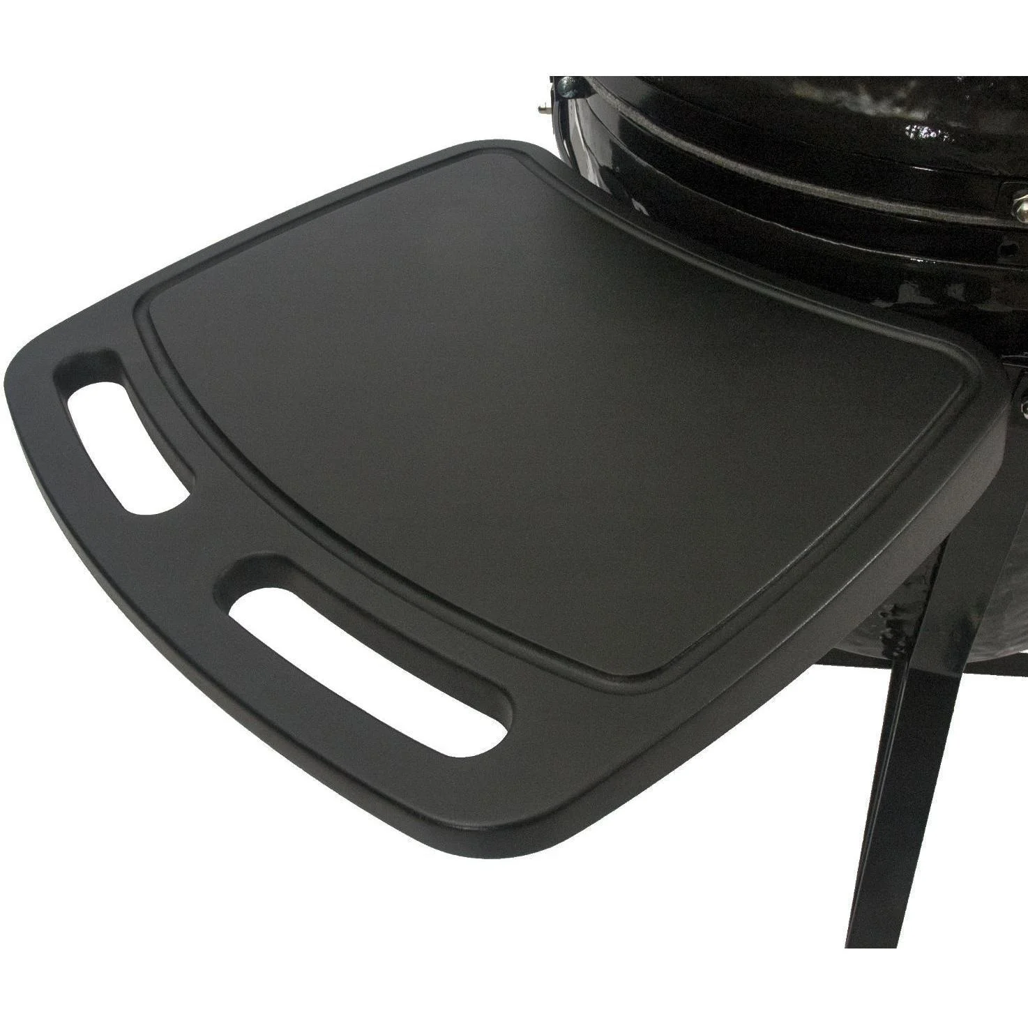 Primo All-In-One Oval XL 400 Ceramic Kamado Grill With Cradle, Side Shelves, And Stainless Steel Grates - PGCXLC (2021)
