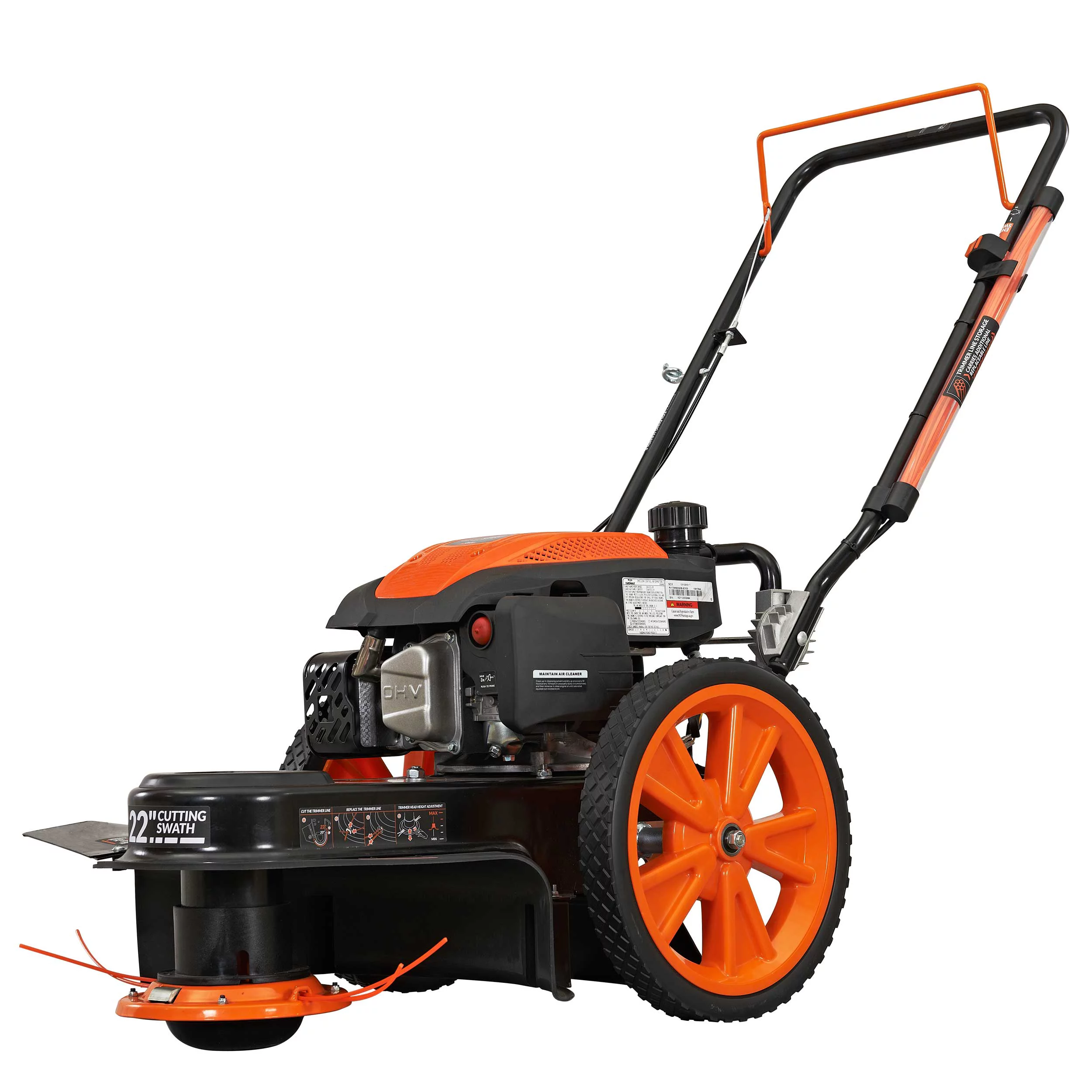 YARDMAX 22 in. 170cc Gas Walk Behind String Trimmer Mower - Radiant Selections
