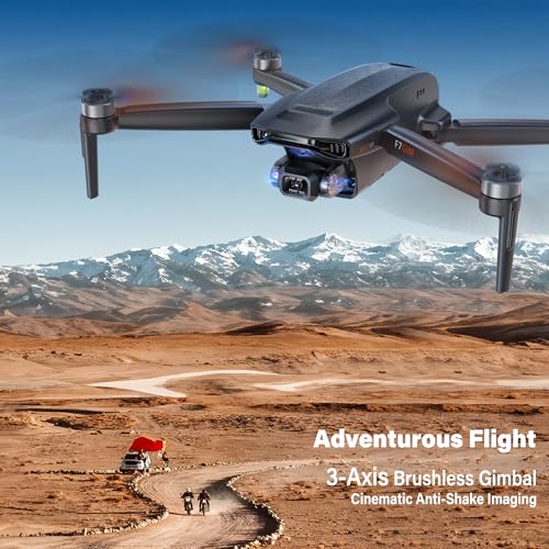 Bwine F7GIM Pro Drone with 6K UHD Camera and 3-Axis Brushless Gimbal, GPS Smart Control for Adults and Beginner, Plus 70Mins Flight Time