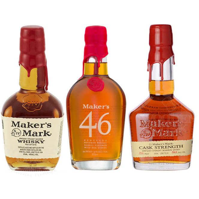Maker's Mark Bourbon 375ml & Cask Strength 375ml & 46 375ml Bundle - Nestor Liquor
