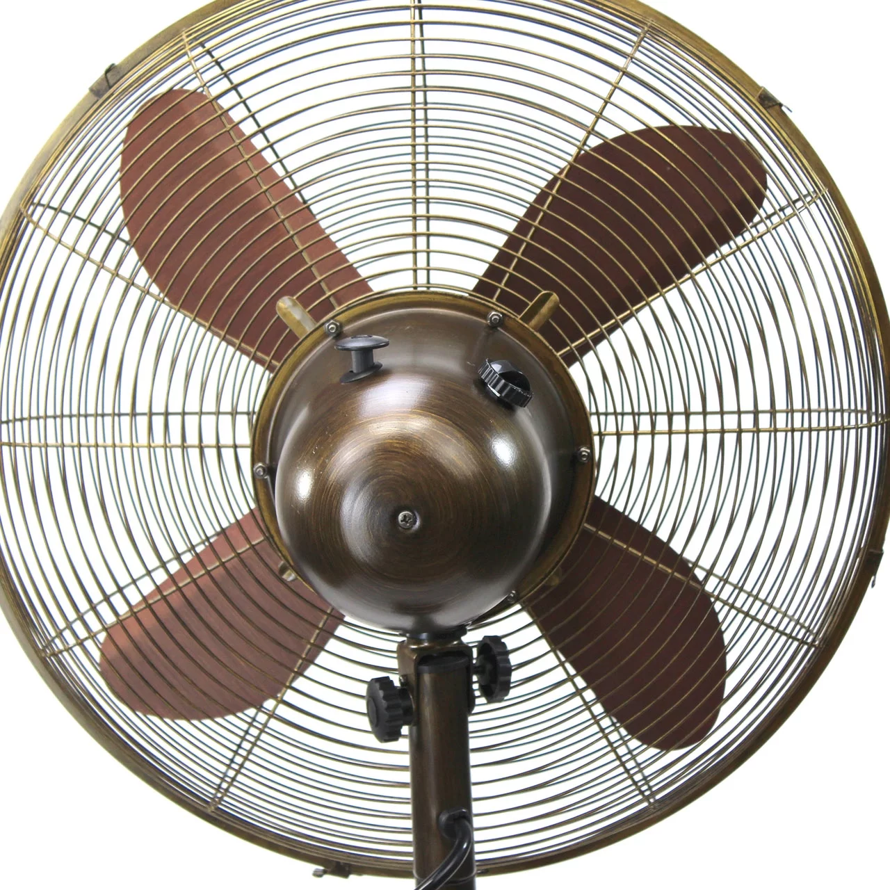 DecoBREEZE DBF1080 Adjustable Oscillating Outdoor Pedestal Fan Prestigious Brown