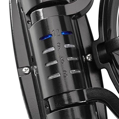 Caframo - Sirocco II 3-Speed 7x22 Gimbal Fan - Black - 12-24V