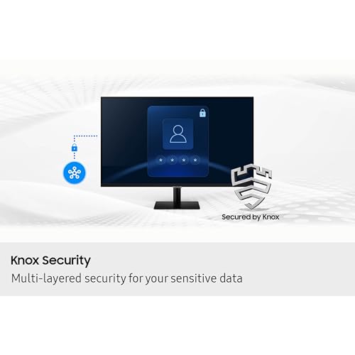 Samsung 43&rdquo; Smart Monitor M7 (M70F) 4K UHD Display, Samsung Vision AI, Smart TV Apps, Gaming Hub, USB-C, HDMI and USB-A, Black, LS43FM702UNXZA