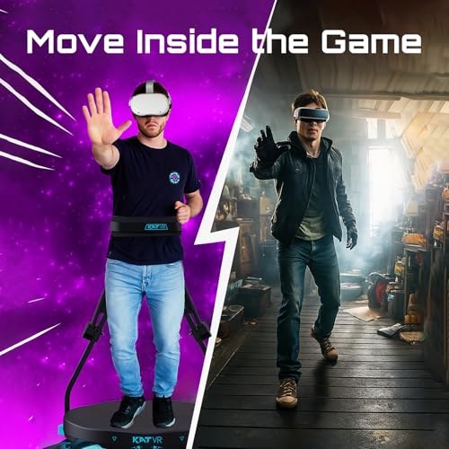 KAT Walk C2 CORE VR Treadmill | 360° Omnidirectional Walking Pad for Immersive Gaming & Home Fitness | Compatible with SteamVR, Oculus