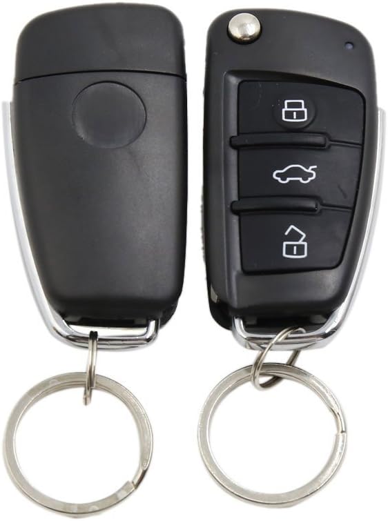 CarBest Car Alarm System Auto Remote Central Kit Door Lock Vehicle Keyless Entry System, Open the tail box remotely and automatically raise the window