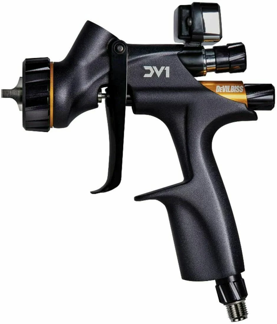 Devilbiss  DV1 Clearcoat Gun with C1 Plus & C2 Plus Caps
