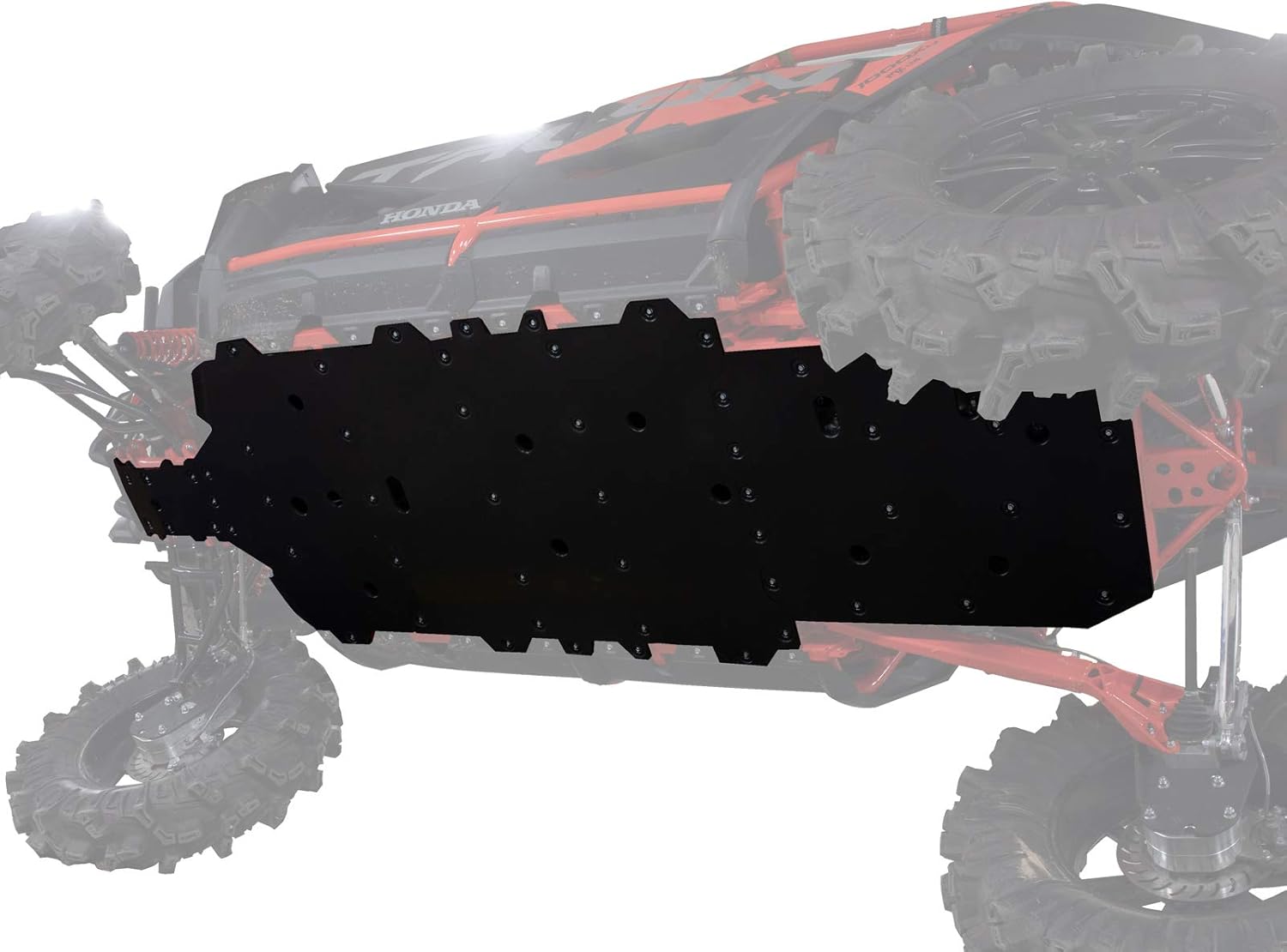 SuperATV UTV Full Skid Plate for 2020+ Honda Talon 1000X-4 | Full Front to Back Protection | 1/2” Thick Proprietary ARMW Material | Abrasion, Break