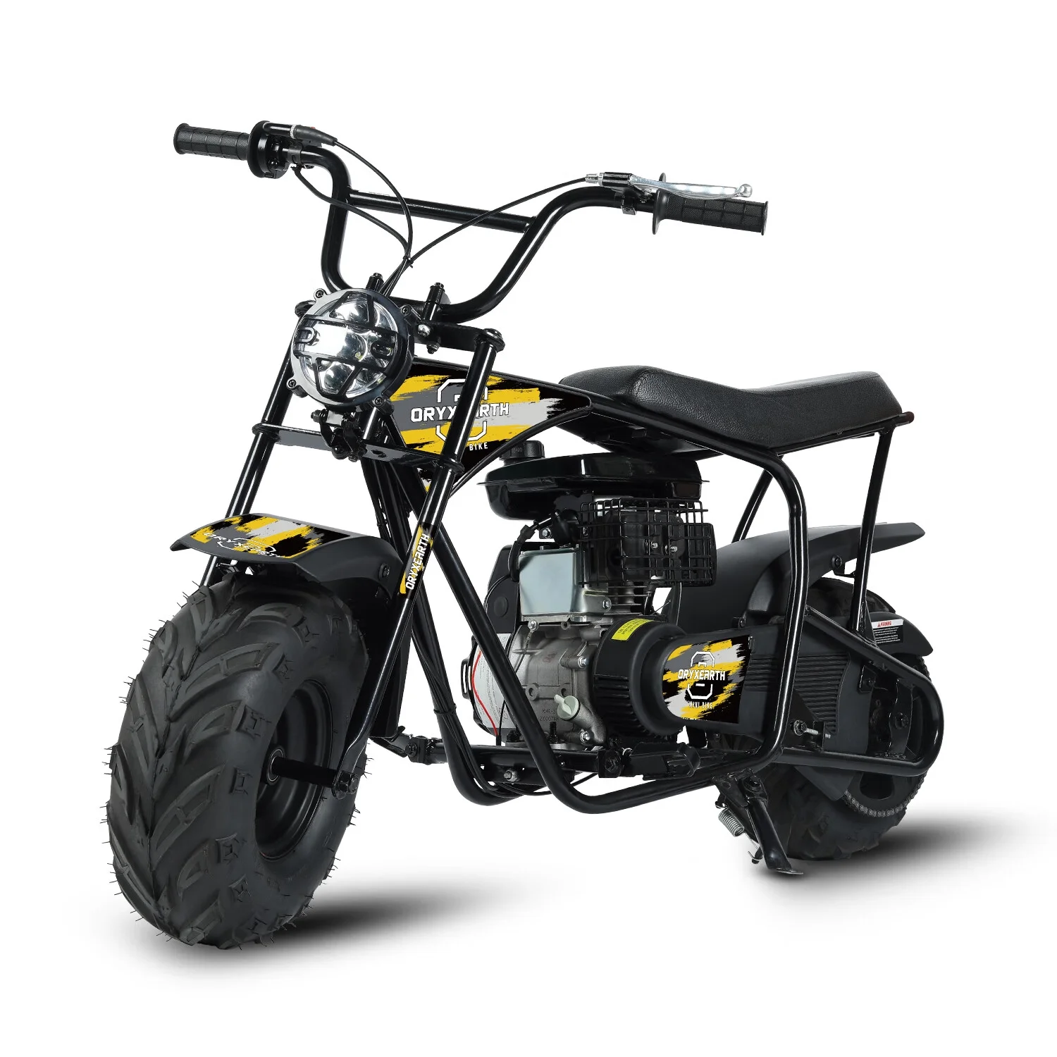 Oryxearth Gas Powered Mini Dirt Bike with Headlight, 105CC 4-Stroke Off-Road Motorcycle