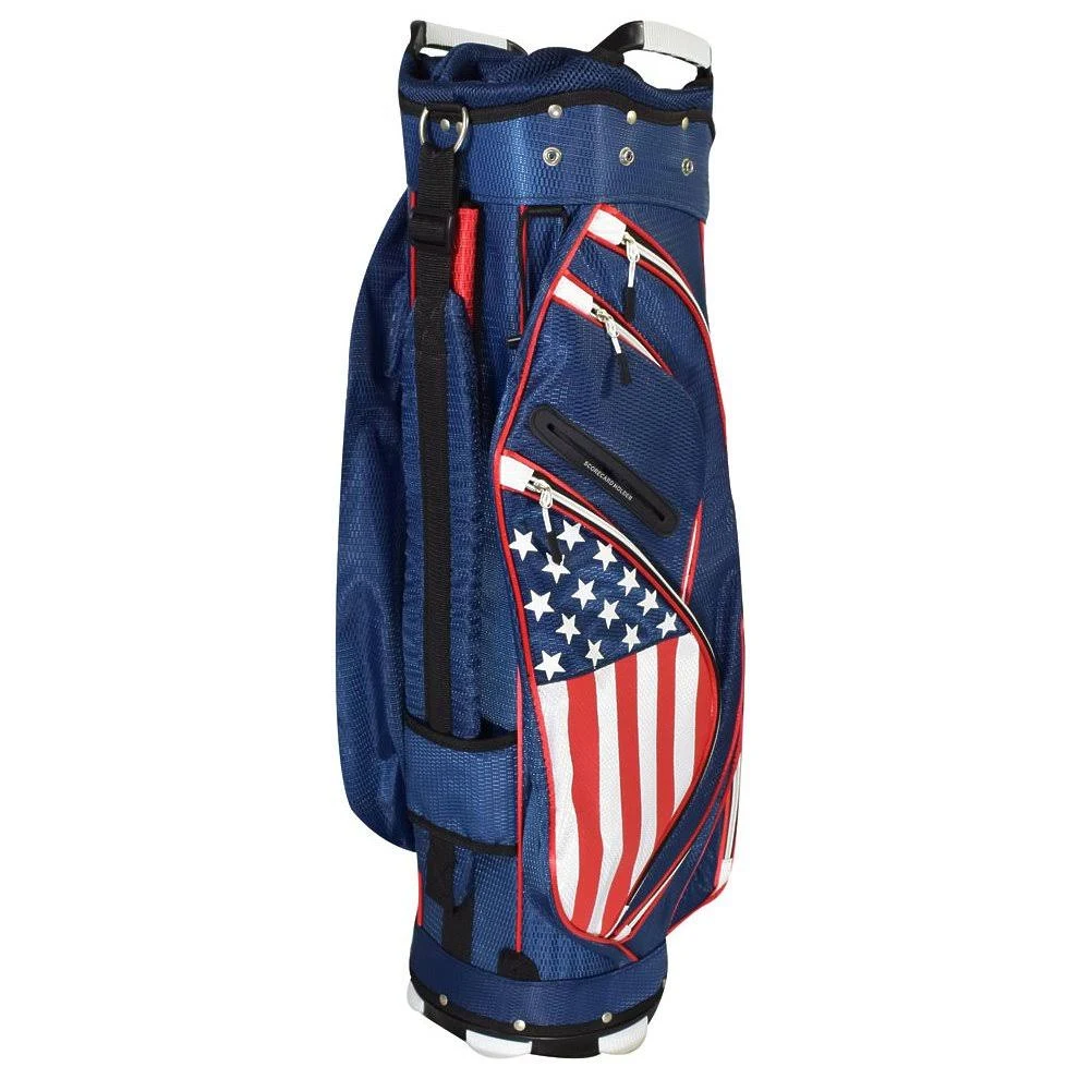Hot Z Golf 2018 USA Cart Bag (Red White Blue) New