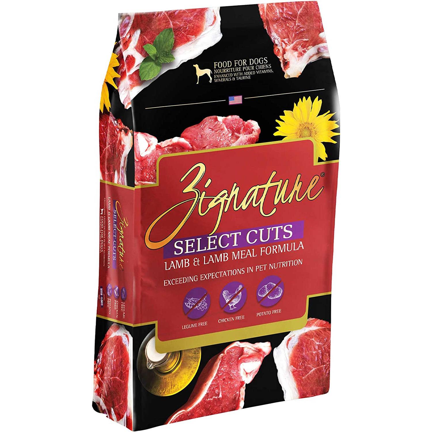 Zignature Select Cuts Lamb Formula Dry Dog Food - Pet Supplies online store