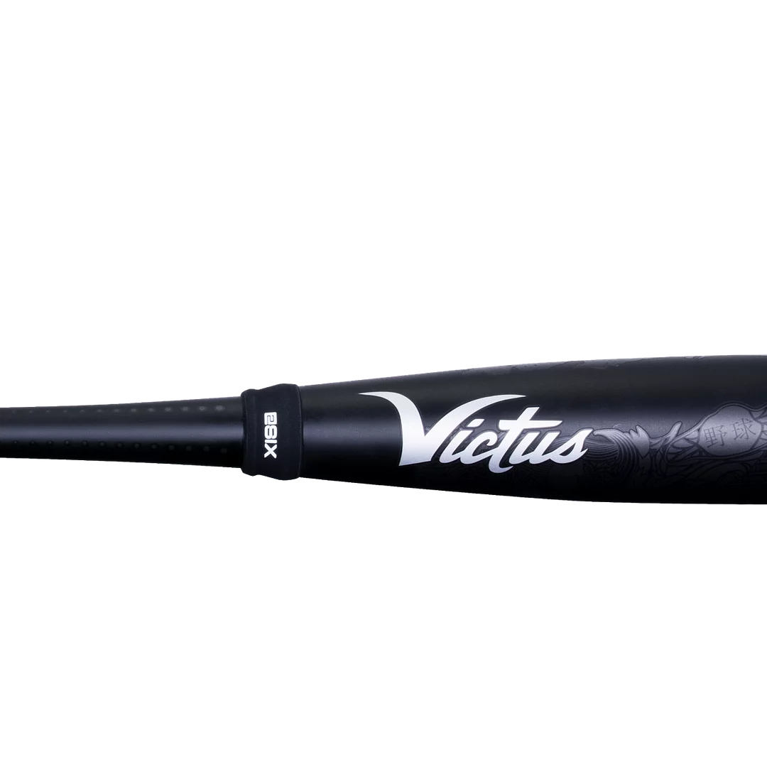 Victus Nox Two Piece Hybrid USSSA 2 3/4" Baseball Bat -8, 28"/20oz (Black/Silver)