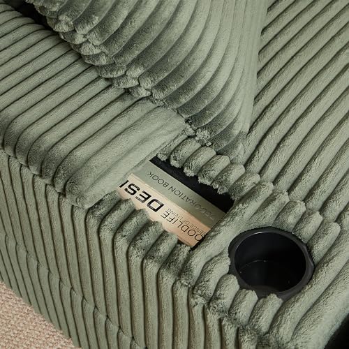 Oversized Chaise Lounge Sofa Chair with Movable Ottoman