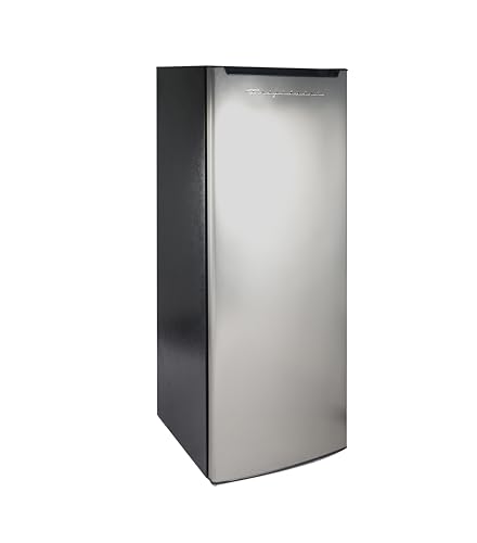 Frigidaire Upright Freezer, 6.5 cu. ft., Deep Freeze, Vinyl Coated Metal with Wire Shelving, Compact for Kitchen, RV, Dorm, Cabin, and Trailer