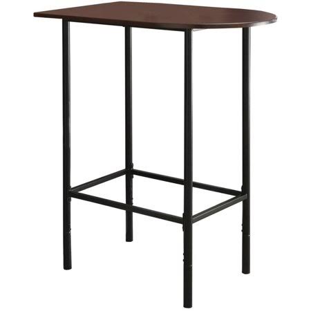Monarch Specialties Metal Space Saver Bar Table, 24 by 36-Inch, Cappuccino/Black, 36 inch x 24 inch x 41 inch, Contemporary Desi