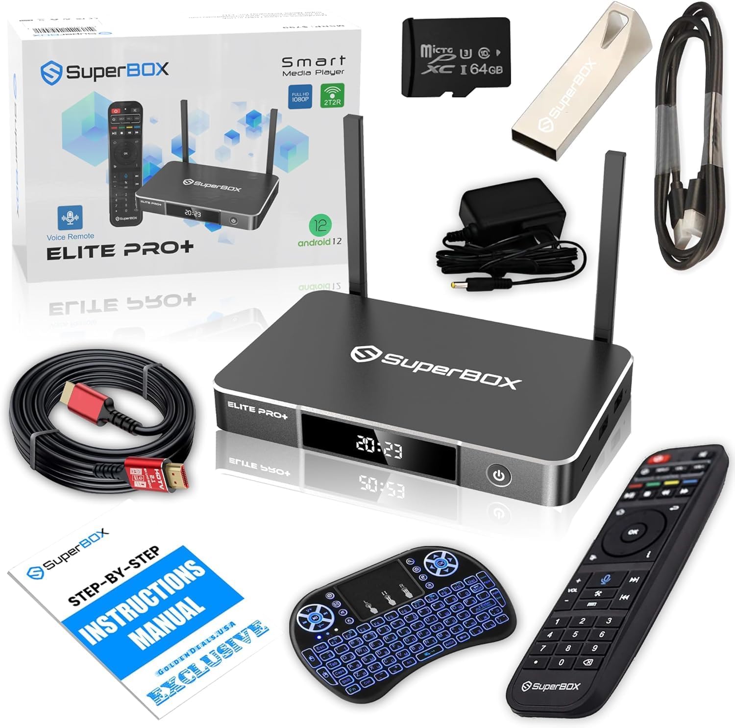 ELITE PRO + ANDROID MEDIA BOX ELITE PRO + The BEST STREAMING APPS SUPER