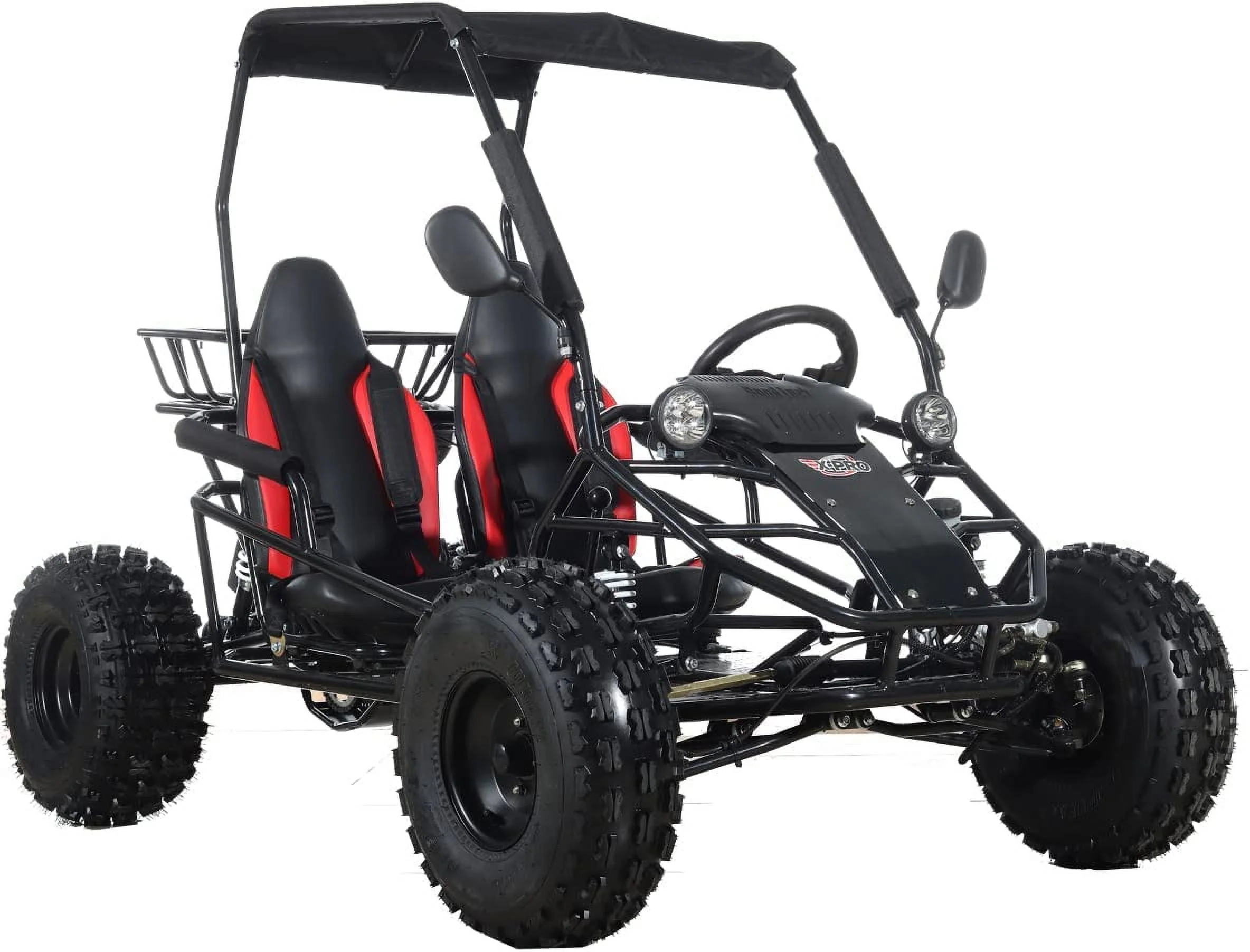 X-Pro Brand New 125cc Gas Powered Go Kart 3 Semi-Automatic Transmission w/Reverse Big 18/19 Wheels